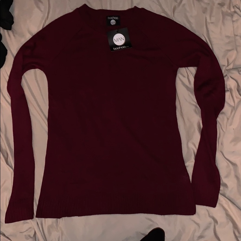 BooHoo Maroon sweater